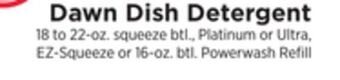 ShopRite Dish detergent offer