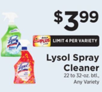 ShopRite Spray cleaner offer