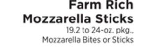 ShopRite Mozzarella sticks offer