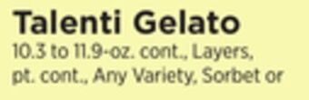ShopRite Gelato offer
