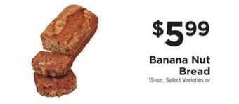 ShopRite Banana nut bread offer