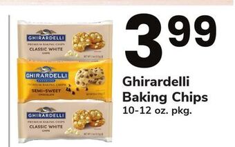 ACME Ghirardelli baking chips offer