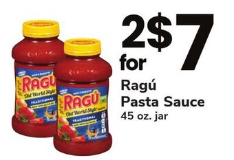 ACME Ragú pasta sauce offer