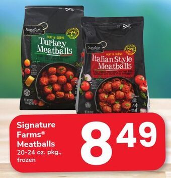 ACME Signature farms meatballs offer
