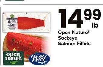 ACME Open nature sockeye salmon fillets offer