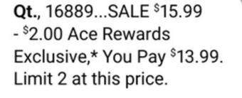 Ace Hardware Zinsser bulls eye 1-2-3 primer offer