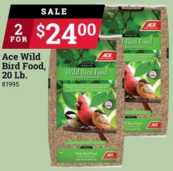Ace Hardware Ace wild bird food, 20 lb offer