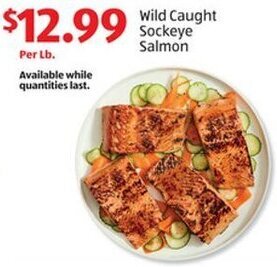 Aldi Wild Caught Sockeye Salmon offer