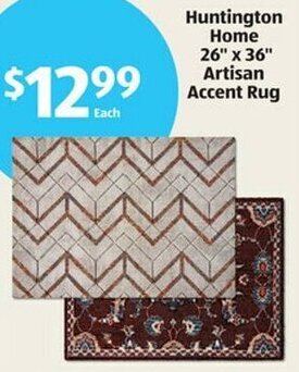 Aldi Huntington Home 26" x 36" Artisan Accent Rug offer