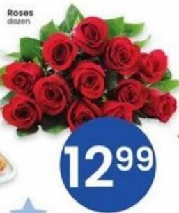 Albertsons Roses dozen offer