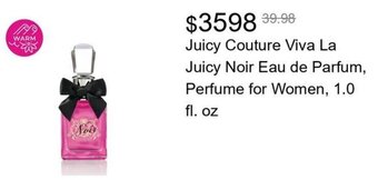 Walmart Juicy Couture Viva La Juicy Noir Eau de Parfum, Perfume for Women, 1.0 fl. oz offer