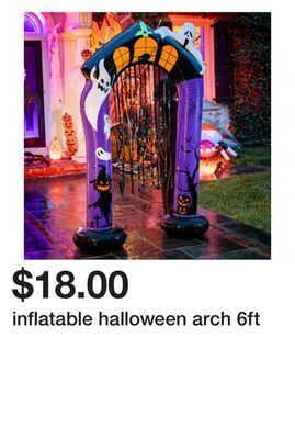 Five Below Inflatable halloween arch 6ft offer