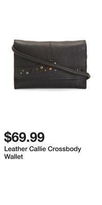 TJ Maxx Leather callie crossbody wallet offer