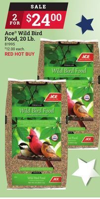 Ace Hardware Ace wild bird food, 20 lb offer