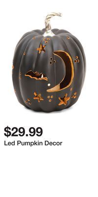 TJ Maxx Led pumpkin decor offer