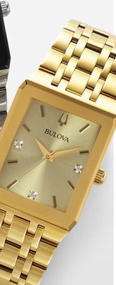 JC Penney Bulova men's quadra gold-tone offer