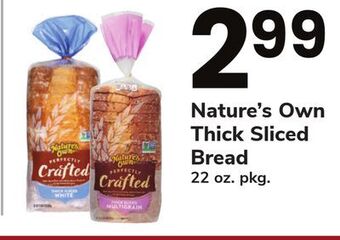 ACME Nature's own thick sliced bread offer
