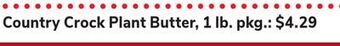 ACME Country crock plant butter offer