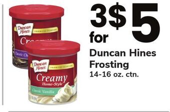 ACME Duncan hines frosting offer
