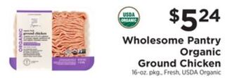 ShopRite Organic ground chicken offer