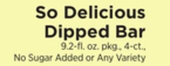 ShopRite Dipped bar offer