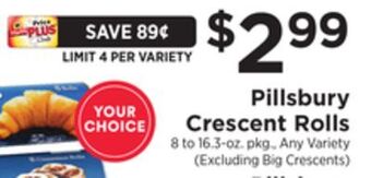 ShopRite Crescent rolls offer