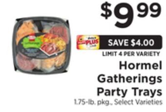 ShopRite Gatherings party trays offer