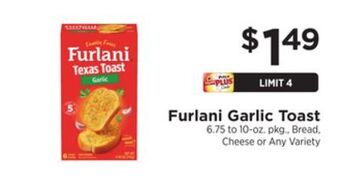 ShopRite Garlic toast offer
