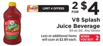 ShopRite Splash juice beverage offer