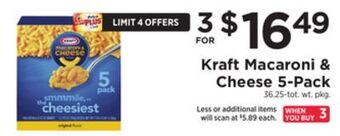 ShopRite Macaroni & cheese 5-pack offer