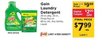ShopRite Laundry detergent offer
