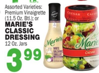 Bravo Supermarkets Marie's marie's classic classic dressing dressing 12 oz. jars 12 oz. jars offer