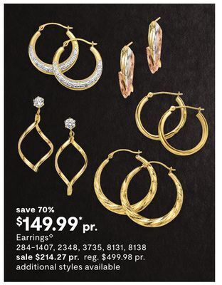 JC Penney Earrings◊ offer