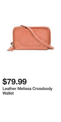TJ Maxx Leather melissa crossbody wallet offer