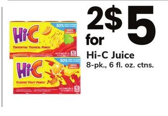ACME Hi-c juice offer