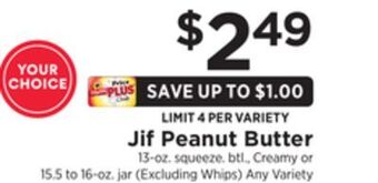 ShopRite Peanut butter offer