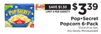 ShopRite Popcorn 6-pack offer