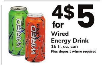 ACME Wired energy drink offer