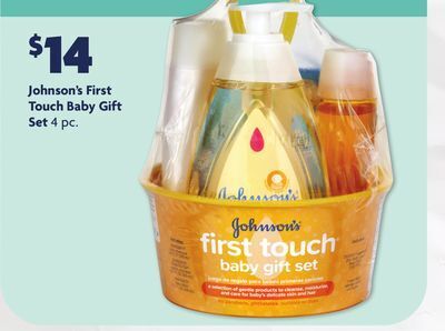 Family Dollar Johnson's first touch baby gift set offer