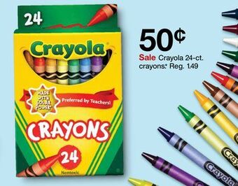 Target Crayola 24-ct. crayons offer