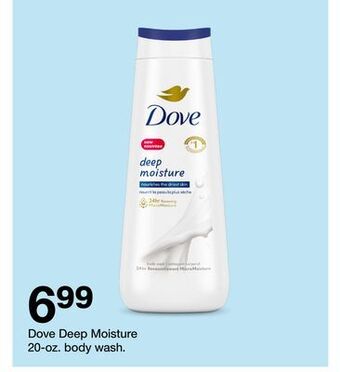 Target Dove deep moisture 20-oz. body wash offer
