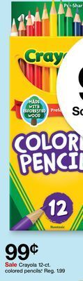 Target Crayola 12-ct. colored pencils offer