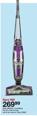 Target Bissell crosswave pet pro multi-surface wet & dry vacuum offer