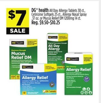 Dollar General Dg health offer