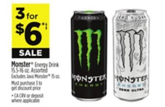 Dollar General Monster energy drink offer