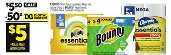 Dollar General Charmin or bounty offer