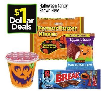 Dollar General Halloween candy shown here offer