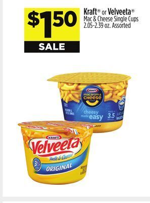 Dollar General Kraft or velveeta offer