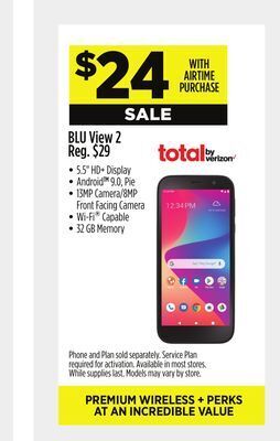 Dollar General Blu view 2 offer