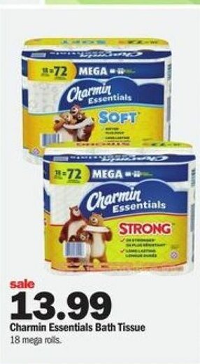 Meijer Charmin Essentials Bath Tissue offer